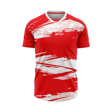 EVOLUTION SHIRT-Red-White