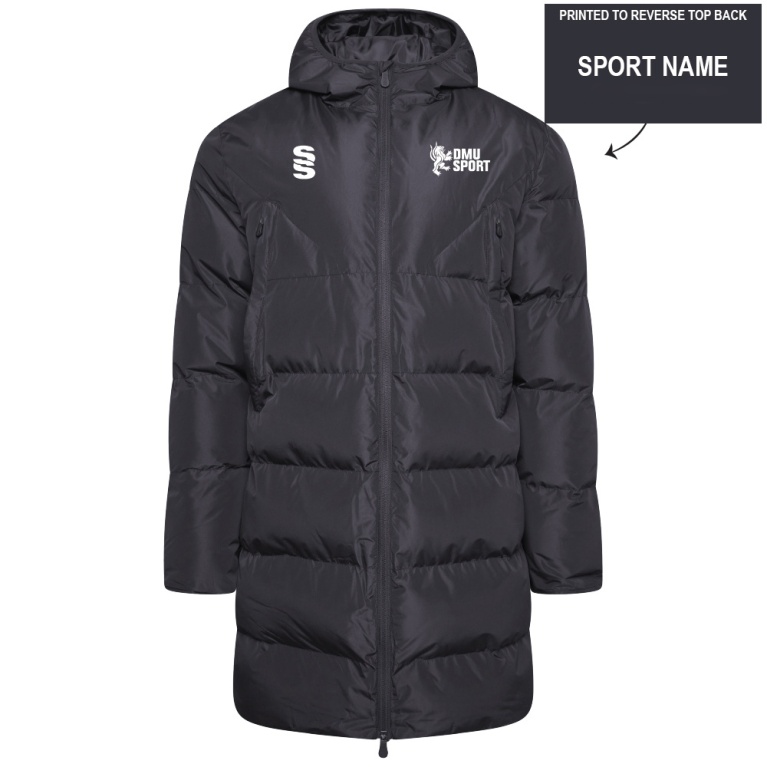 Active Long Padded Jacket - Black
