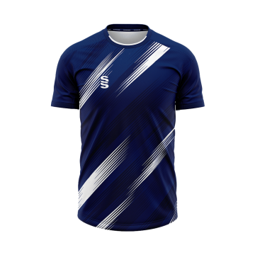 VAPOUR SHIRT-Navy-White